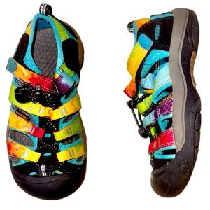 KEEN NEWPORT H2 rainbow Kids sandals boys girls size 12